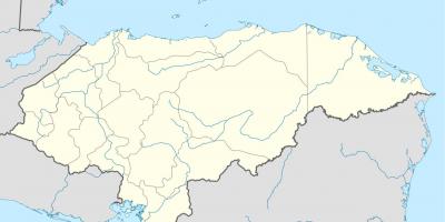 Мапата покажувајќи Хондурас